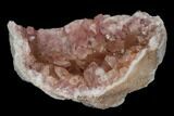 Pink Amethyst Geode Section - Argentina #113325-1